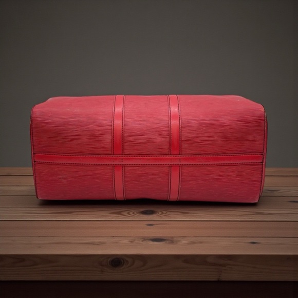 Louis Vuitton Red Epi Keepall 45 Weekender Bag EUC! - Picture 6 of 10